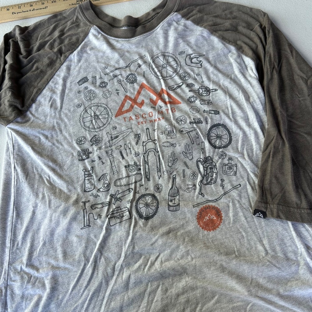 Bike Festival Raglan T shirt TASCO MTB great Condition men's M Bike Festivals‎